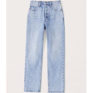 Abercrombie Dad High Rise Straight Jean Size 27S